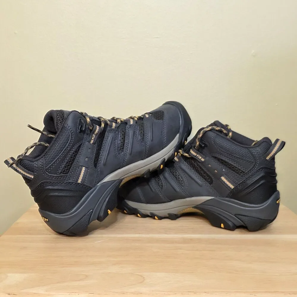 Keen Lansing WP Slip Resistant EH Steel Toe Mid Work Boot 1018079 Men's Size 7EE